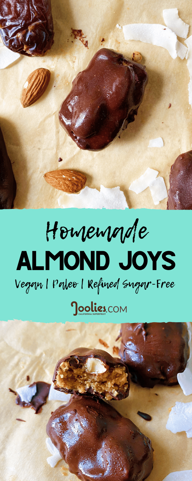 Homemade Vegan Almond Joys